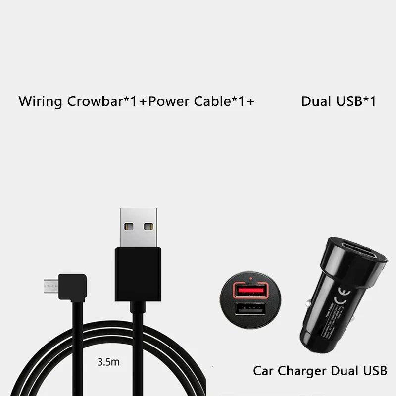 For 70Mai Charging Cable for 70Mai 4K A800S for 70Mai A500S 1S D06 D07 D10 M300 Cable Micro USB Cable for Car DVR