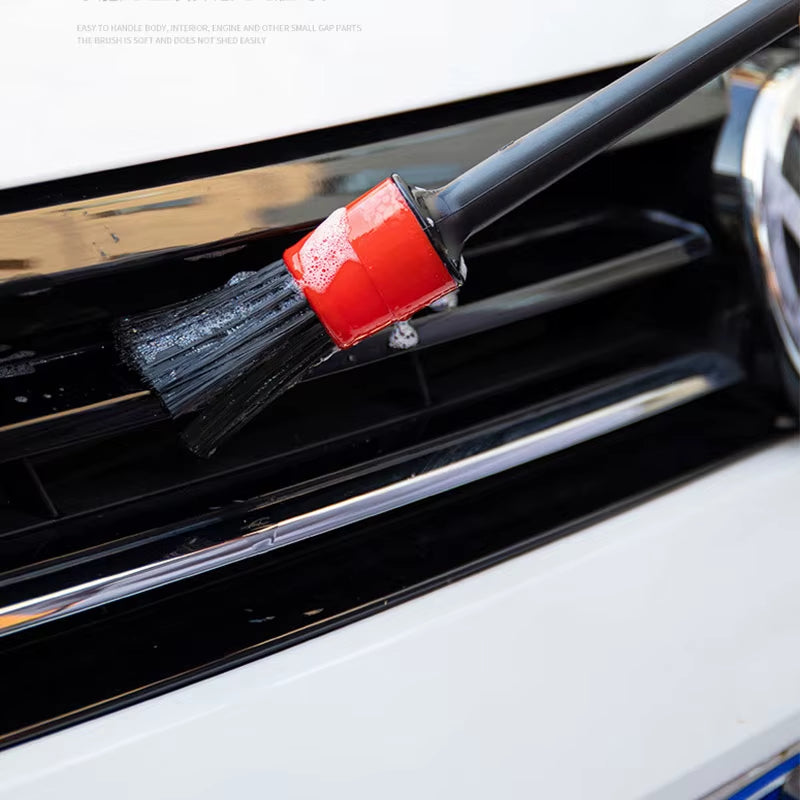 Car Brush 5/13-Piece Car Wash Detail Brush Car Beauty Cleaning Brush Small Brush Car Slit Brush Multi-Purpose Car Wash Tool