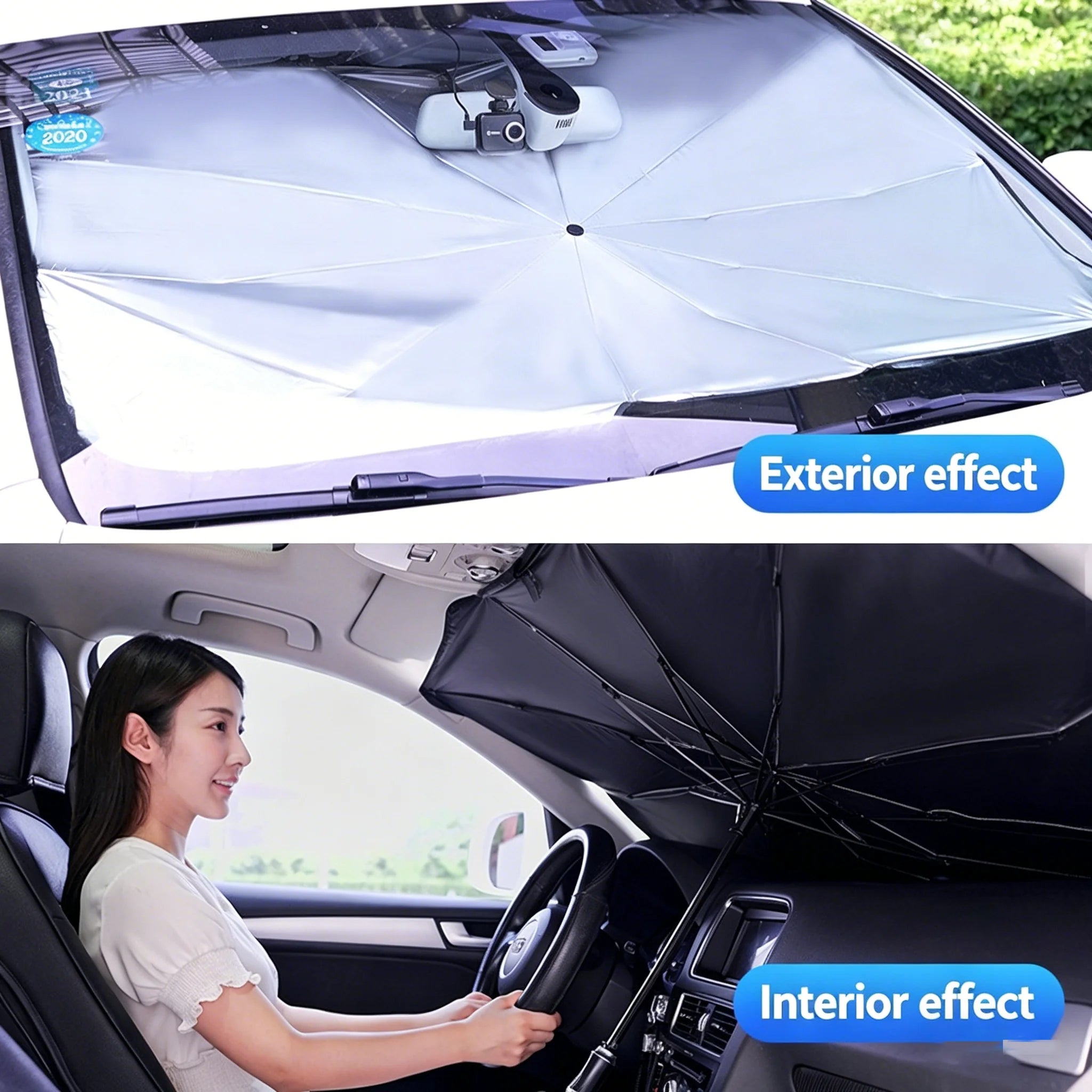 Summer Car Sunshade, Front Windshield Sunshade Device, Car Sunshade, Heat Insulation Sunshade, Car Sunshade, Car Sunshade