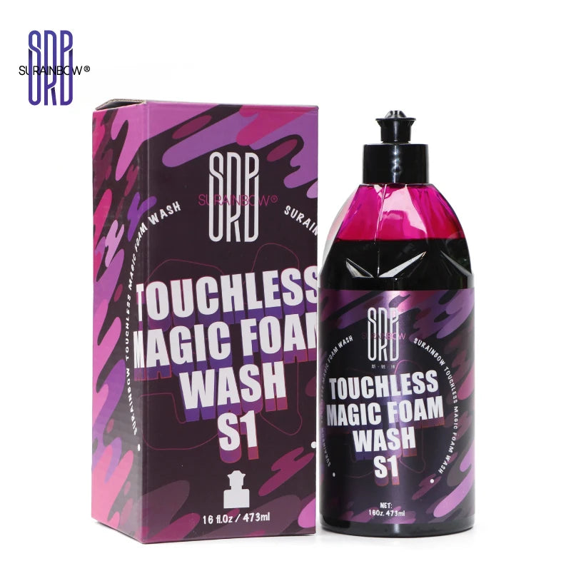 Pink Foaming Car Wash Soap, High-Foaming,Concentrated Formula for Greater Cleaning Action,Safely Lifting Dirt,Grime and Residues