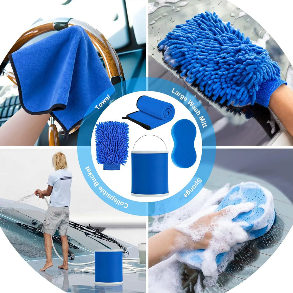 Car Brush 5/13-Piece Car Wash Detail Brush Car Beauty Cleaning Brush Small Brush Car Slit Brush Multi-Purpose Car Wash Tool
