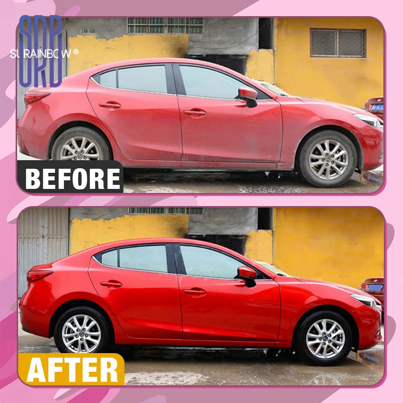 Pink Foaming Car Wash Soap, High-Foaming,Concentrated Formula for Greater Cleaning Action,Safely Lifting Dirt,Grime and Residues