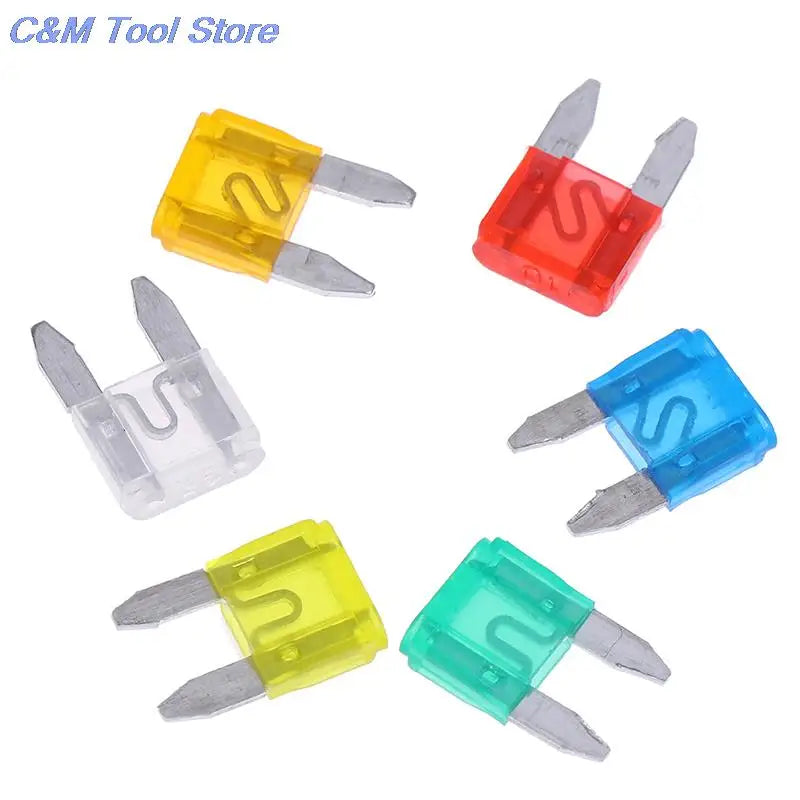100Pcs/120Pcs Mini Blade Fuse Assortment Set Auto Car Motorcycle SUV FUSES Kit CN3 5 Amp 10 Amp 15 Amp 20 Amp 25 Amp 30 Amp