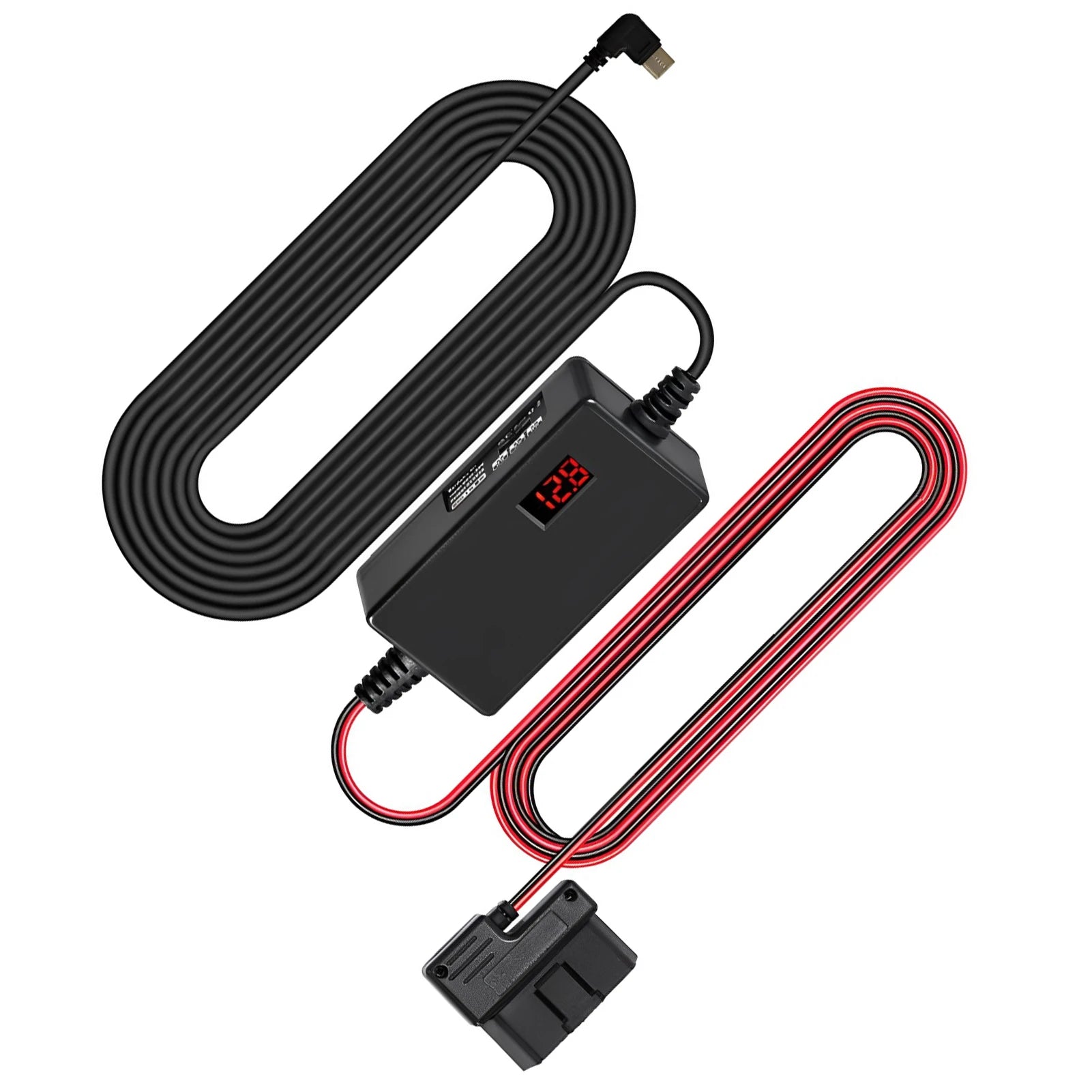 Car Dash Cam Hard Wire Kit Type-C USB Hard Wire Kit with 12-24V to 5V/3A Converter Automotive Device Accessory for Car Truck SUV