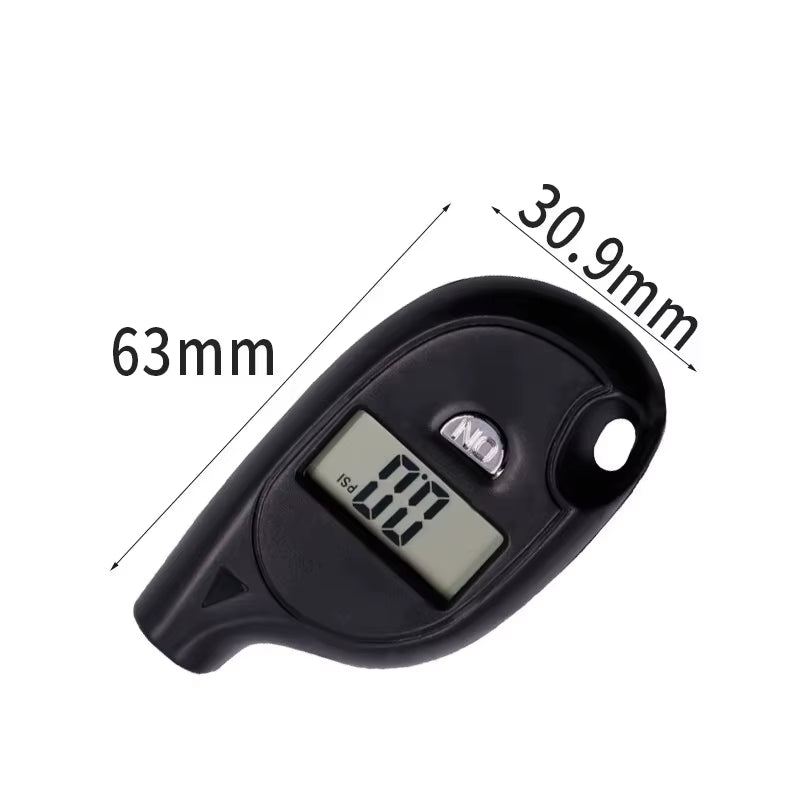 Mini Digital LCD Display Tire Gauge Keychain 2-150 PSI Car Tyre Air Pressure Tester Meter Auto Motorcycle Car Tool