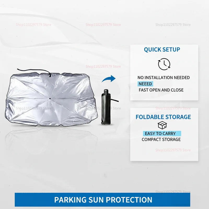Summer Car Sunshade, Front Windshield Sunshade Device, Car Sunshade, Heat Insulation Sunshade, Car Sunshade, Car Sunshade