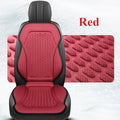 3D Textured Breathable Cooling Summer Car Seat Cushions,Ice Silk Fabric Front Dual-Seat Pads, Easy Installation No Straps Need