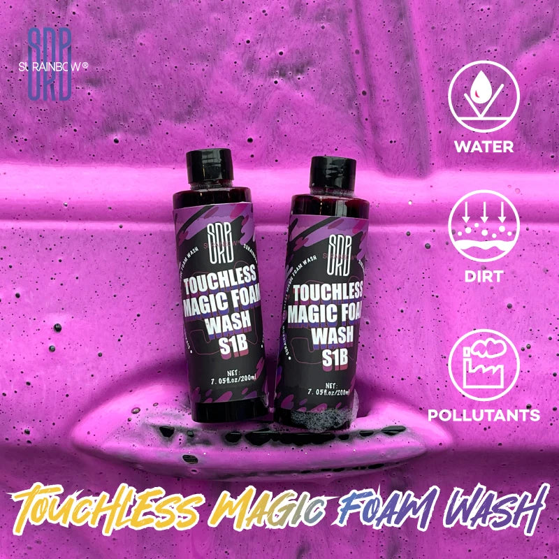 Pink Foaming Car Wash Soap, High-Foaming,Concentrated Formula for Greater Cleaning Action,Safely Lifting Dirt,Grime and Residues