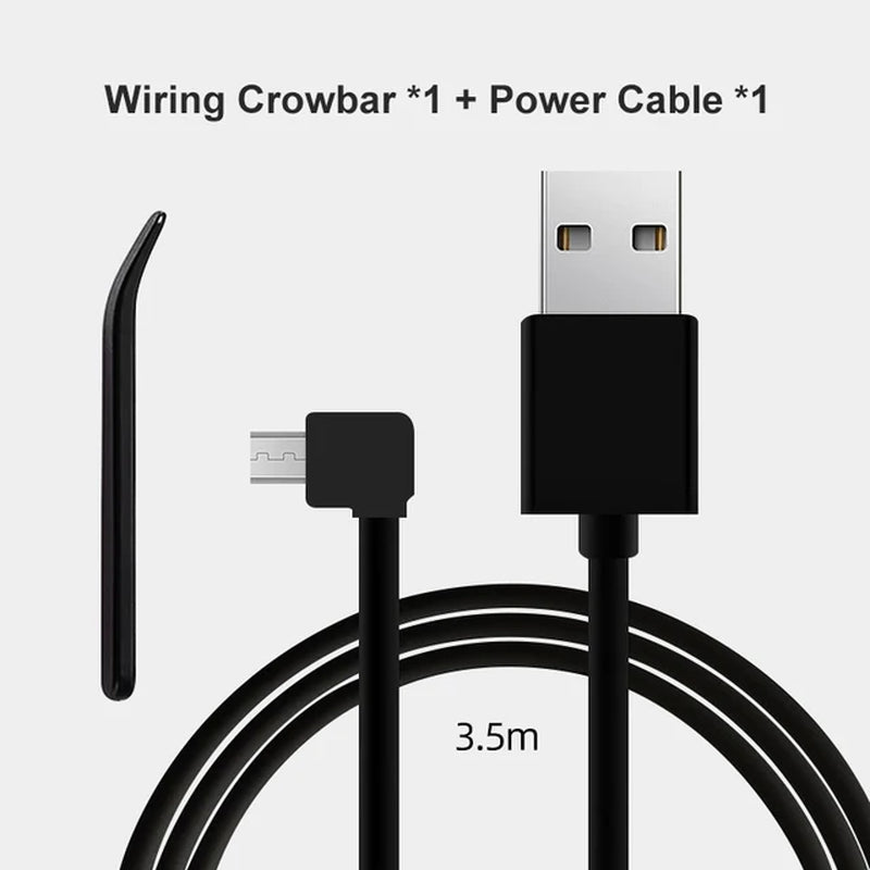 For 70Mai Charging Cable for 70Mai 4K A800S for 70Mai A500S 1S D06 D07 D10 M300 Cable Micro USB Cable for Car DVR