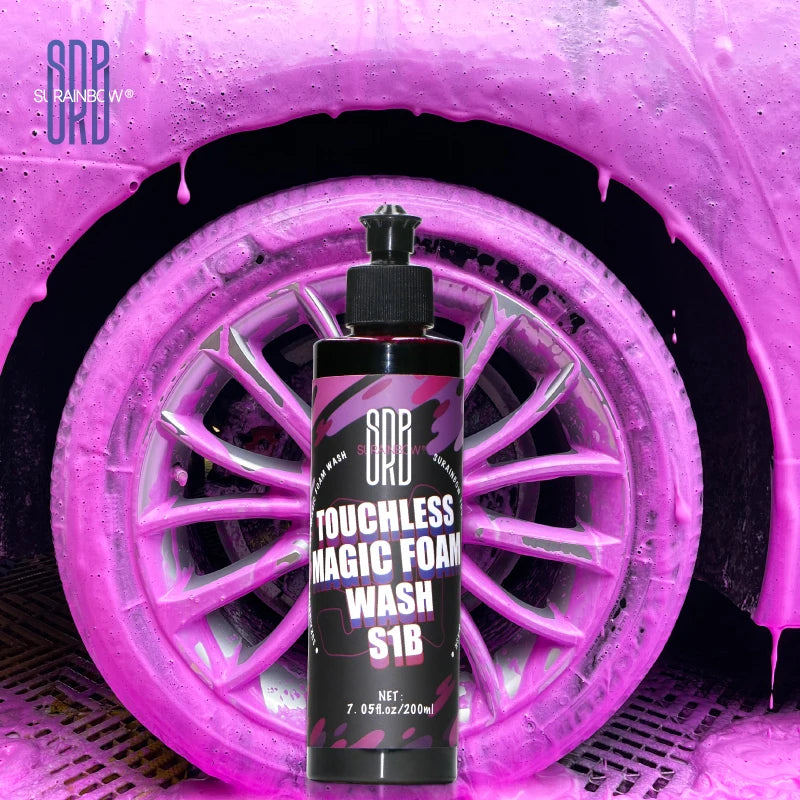 Pink Foaming Car Wash Soap, High-Foaming,Concentrated Formula for Greater Cleaning Action,Safely Lifting Dirt,Grime and Residues