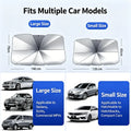 Summer Car Sunshade, Front Windshield Sunshade Device, Car Sunshade, Heat Insulation Sunshade, Car Sunshade, Car Sunshade