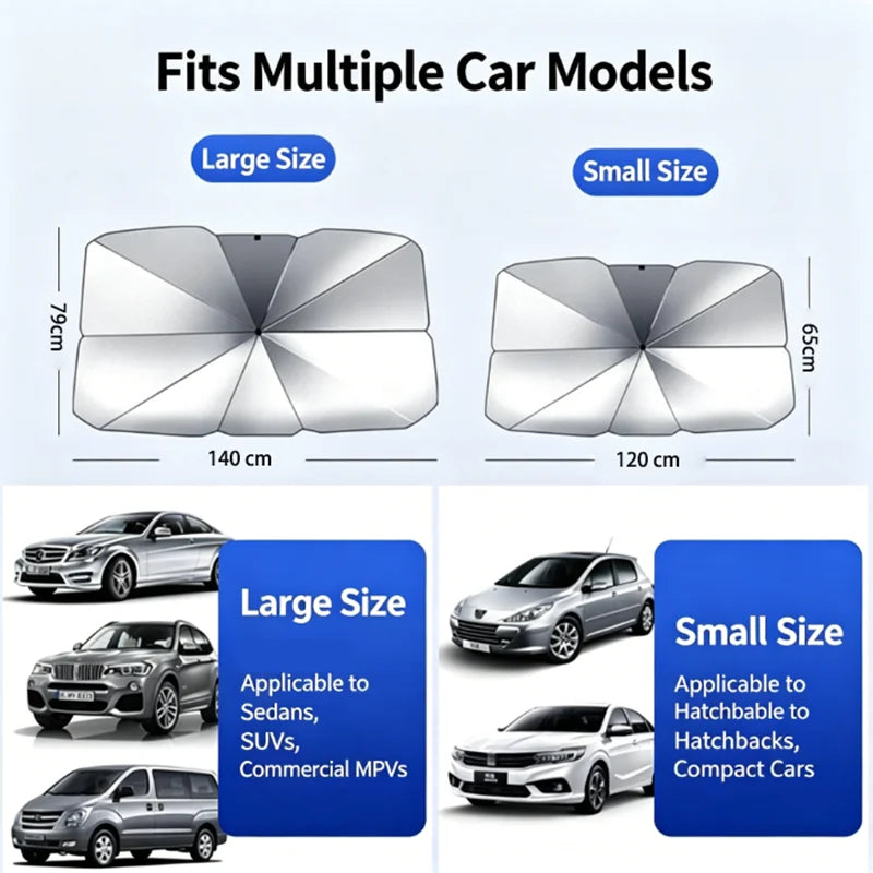 Summer Car Sunshade, Front Windshield Sunshade Device, Car Sunshade, Heat Insulation Sunshade, Car Sunshade, Car Sunshade