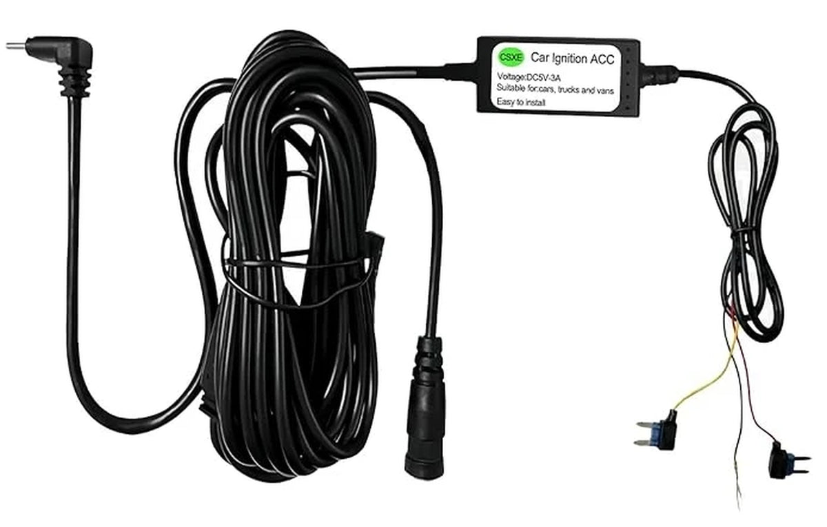 Aprilboy Type-C 3.5 Meters Hardwire Kits for Dash Cam 24H Parking Monitoring Car DVR Dashcam Camera Hardwire Kit Car Accessories